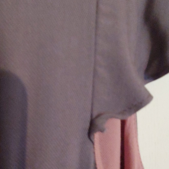 MODCLOTH "MY STORY" Grey Key-Hole Back Dress - Picture 3 of 4